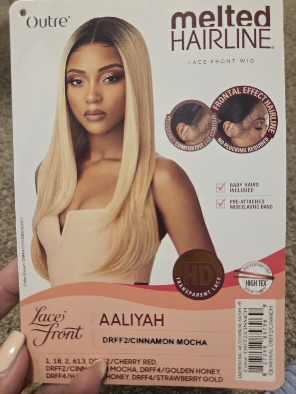 Outre "AALIYAH" DRFF2/CINNAMON MOCHA